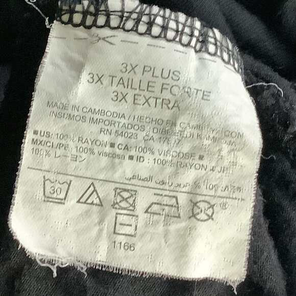 Old Navy Womens Black Graphic Tank Top 3X Plus When Do We Leave Print - Picture 5 of 12